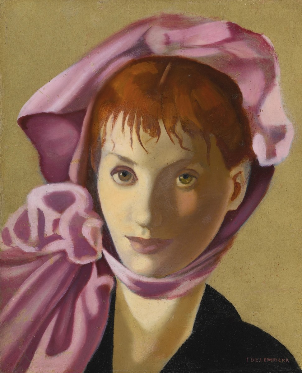 Portrait d'une jeune fille rousse