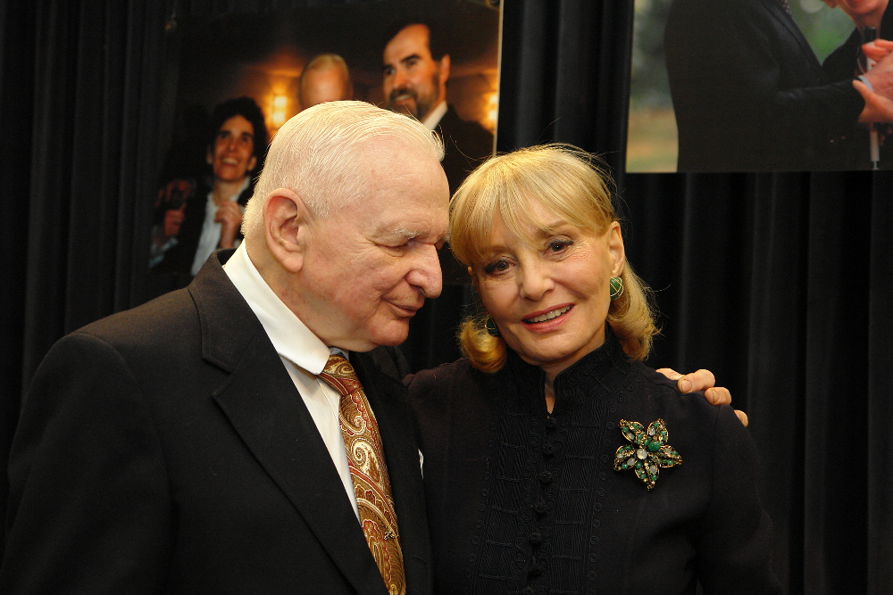 Robert Smithdas with Barbara Walters