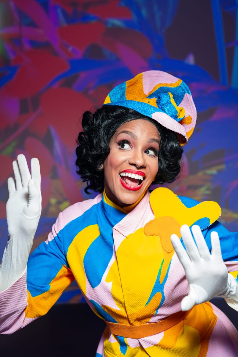 Wearable Whimsy: Pop Art Meets Painterly Elegance