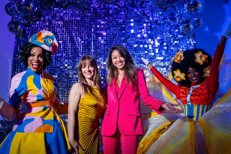 Wearable Whimsy: Pop Art Meets Painterly Elegance