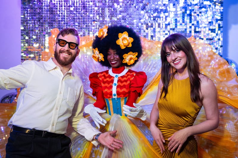 Wearable Whimsy: Pop Art Meets Painterly Elegance