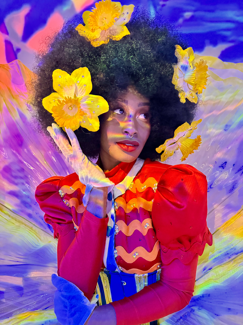 Wearable Whimsy: Pop Art Meets Painterly Elegance