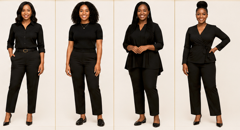 All-Black Apparel -Staff - Females
