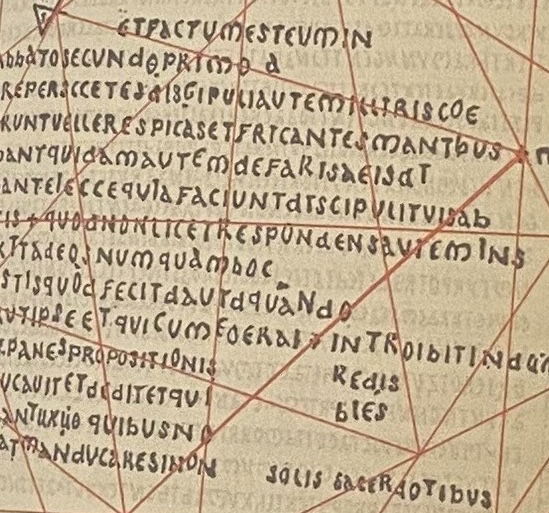 The genuine content concealed in the parchments is not encrypted in the text; it is the hidden geometry.