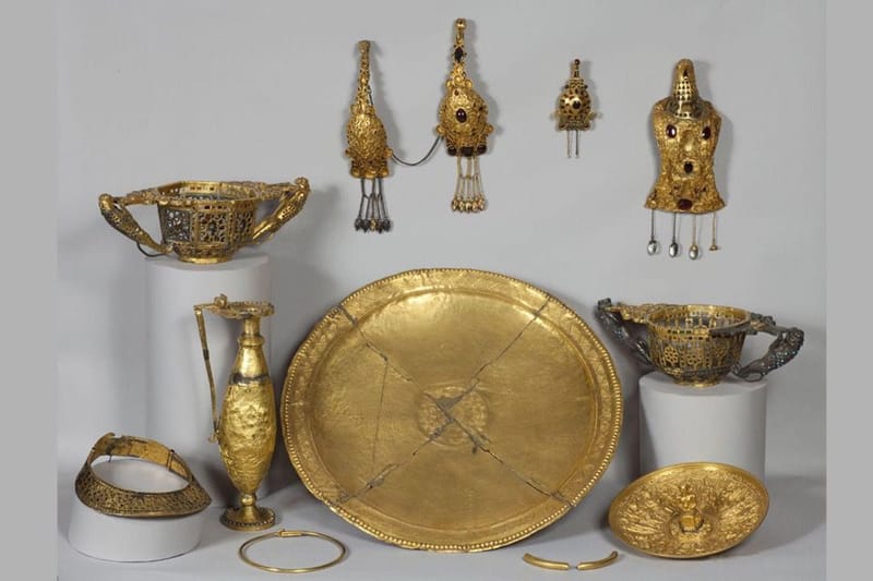 Pétroassa in Romania, the objects of the Visigoth treasure coming from the Razès?