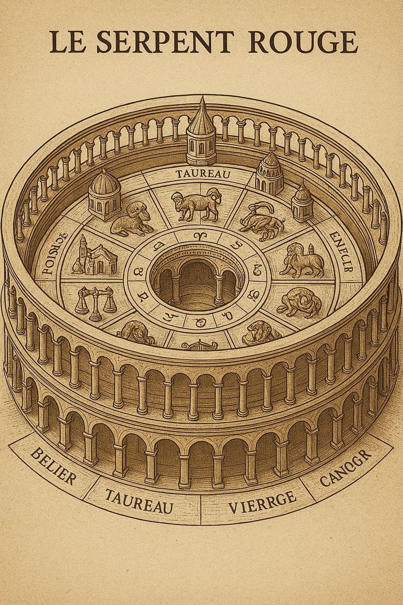 The symbolism of Le Serpent Rouge...