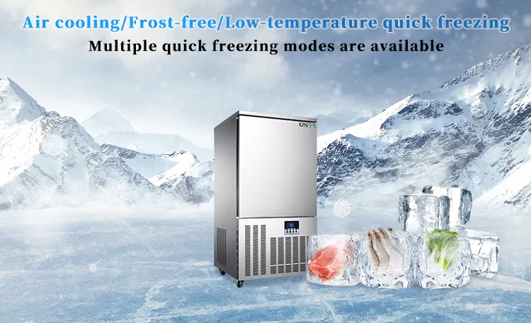 Use scenarios and reasons for blast freezers