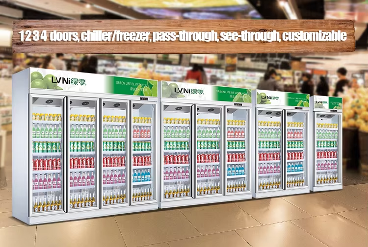 Why do supermarket beverage display fridges display carbonated beverages separately?