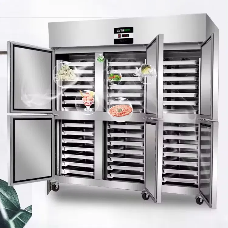 Preparation work before installing the upright refrigerated tray refrigerator