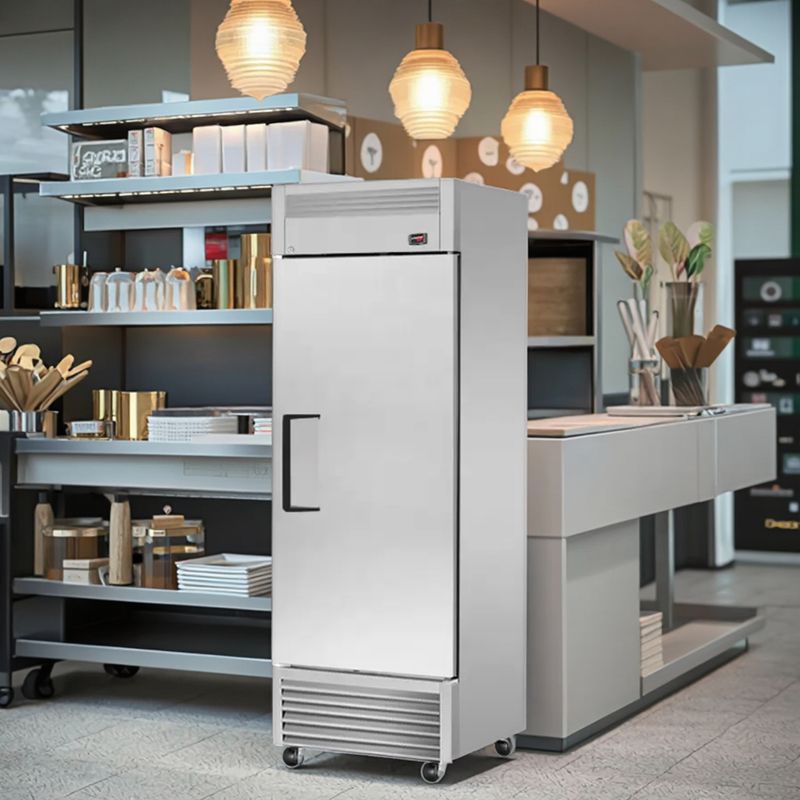 What to do if a commercial refrigerator suddenly stops during operation in summer?