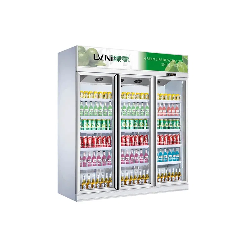 Should beverage display fridges use direct cooling or air cooling?