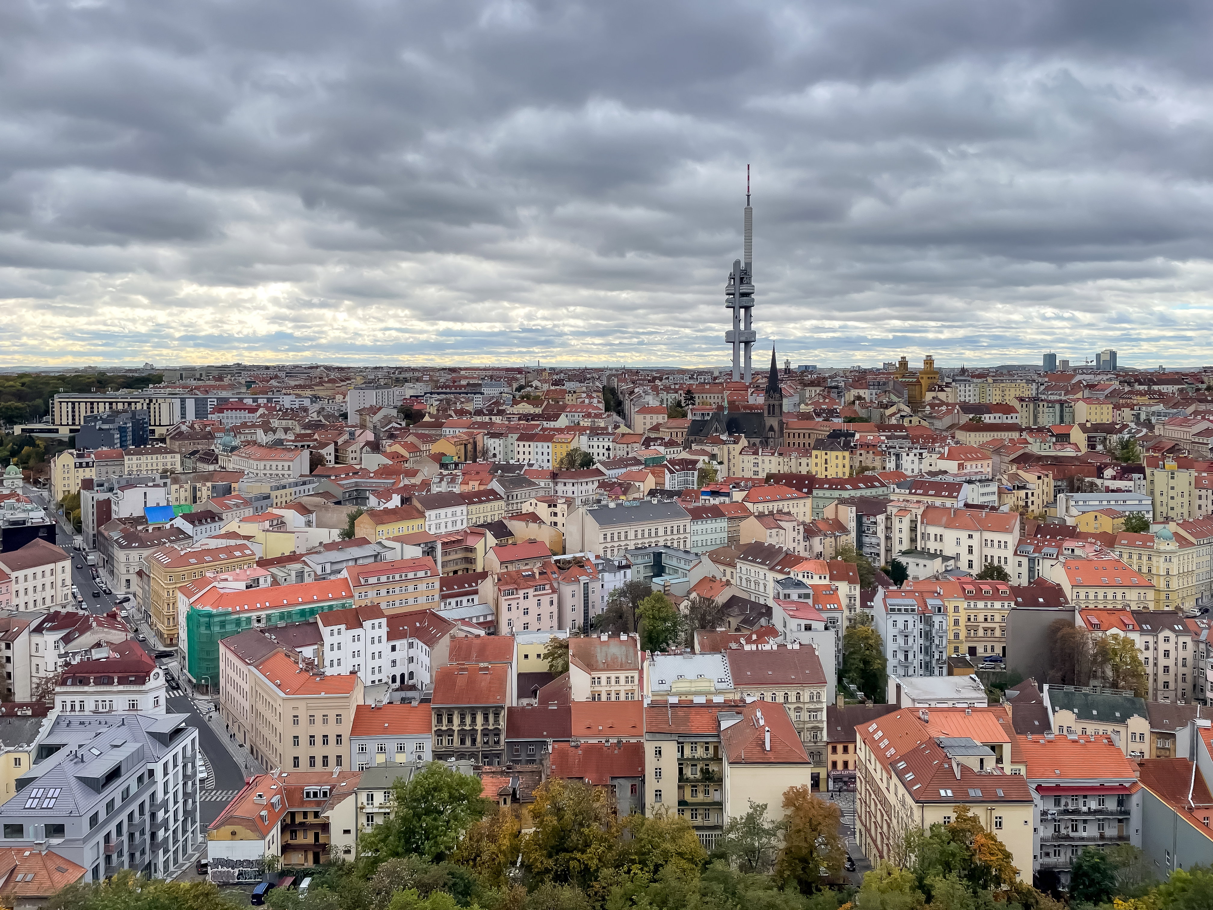 מגדל הטלוויזה בשכונת ז'יז'קטב