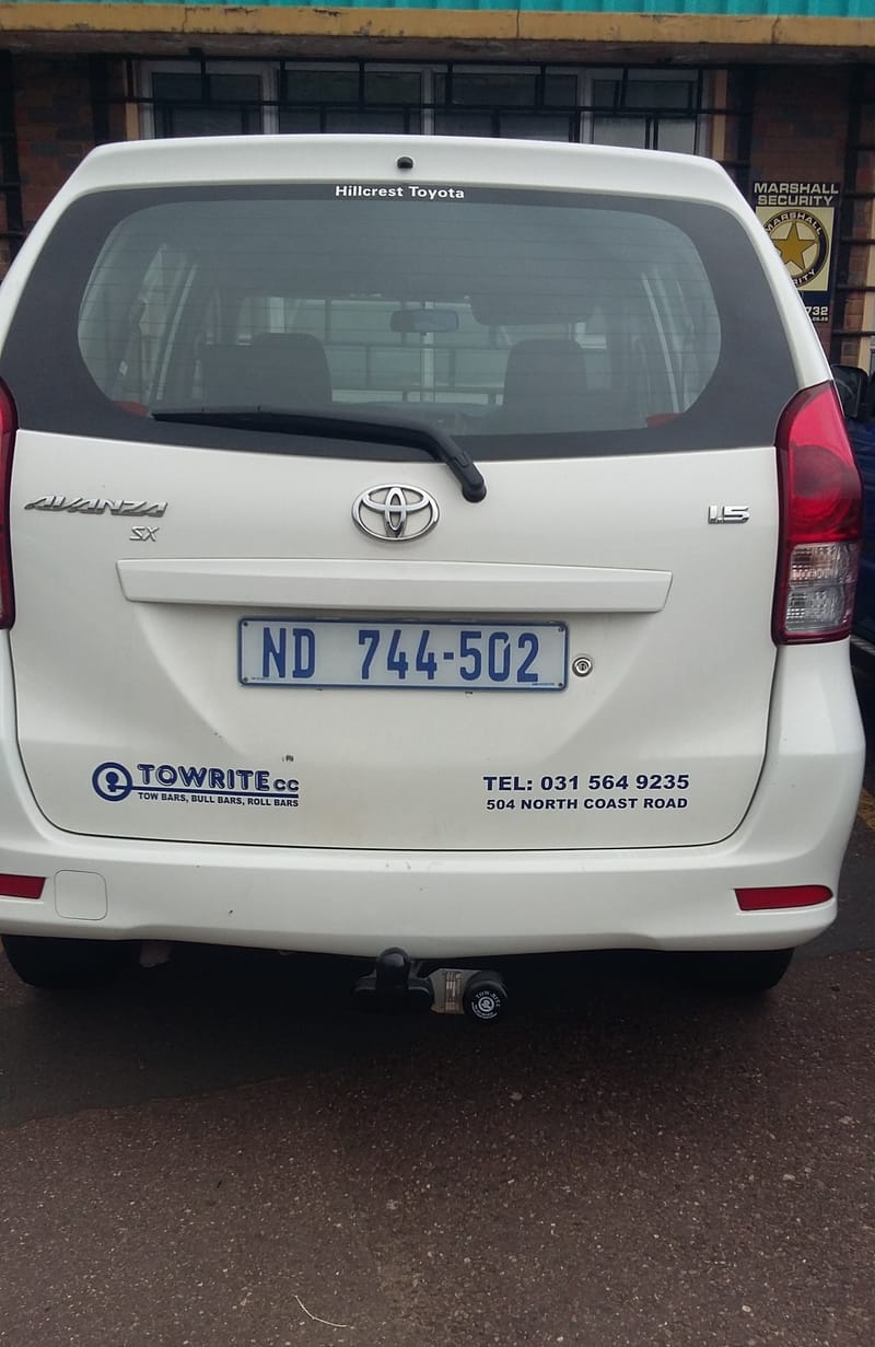 Toyota Avanza Towrite step standard Towbar