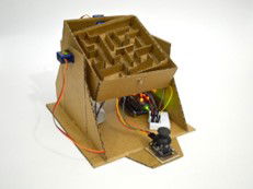 Arduino Marble Cardboard Maze Labyrinth