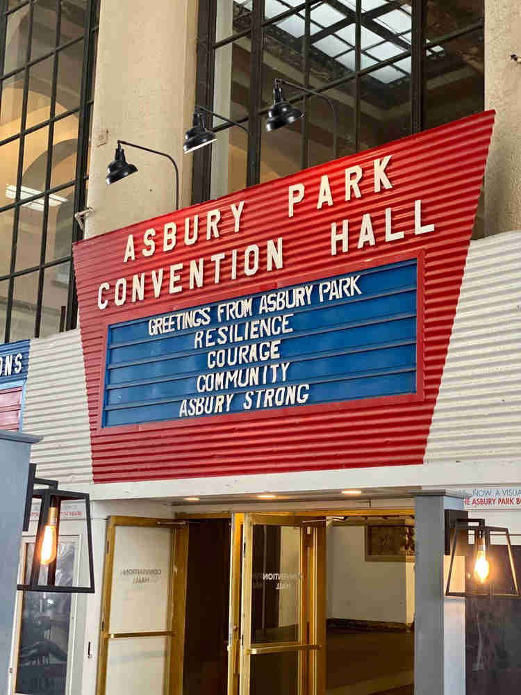 Inside Asbury Park Convention Hall 