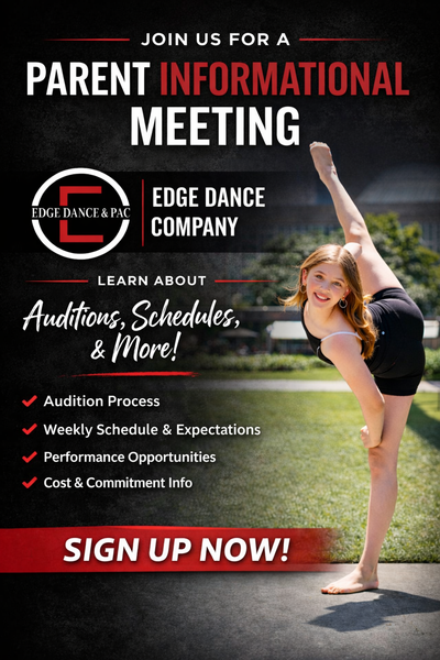 Edge Dance Company Parent Meeting | 2026–2027 Audition Info image