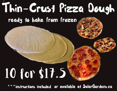 So you&#039;ve brought home some uncooked thin-crust pizza dough-now what?? image