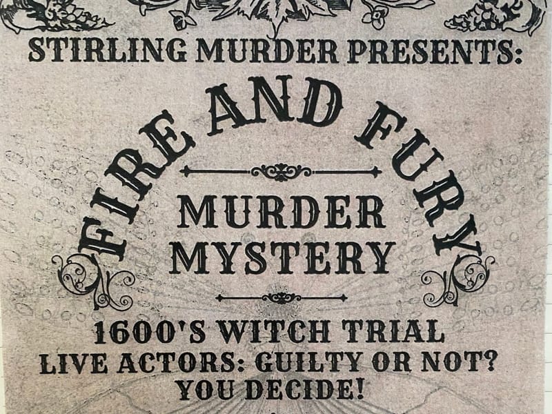 Fire and Fury Murder Mystery
