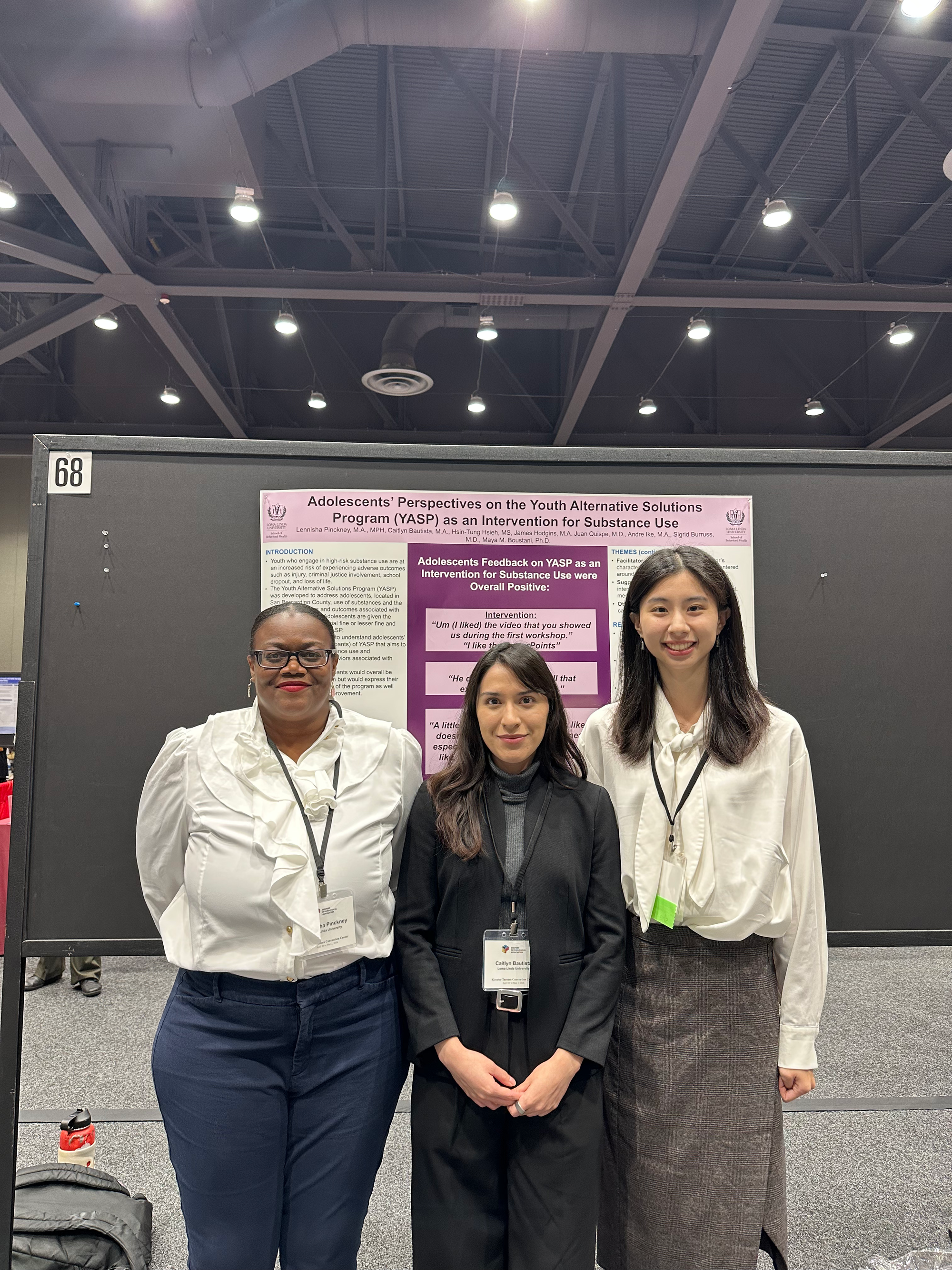 Lennisha Pinckney, Caitlyn Bautista, and Hannah Hsieh at WPA 2026