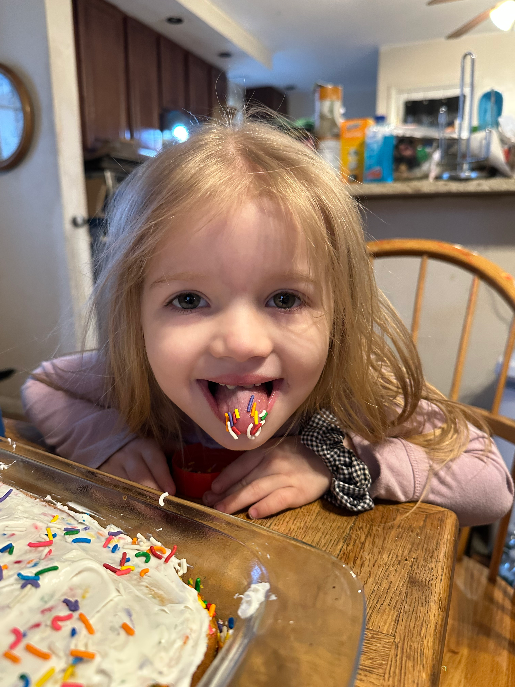 TGC BABY LAMB DECORATING JESUS' B/DAY CAKE