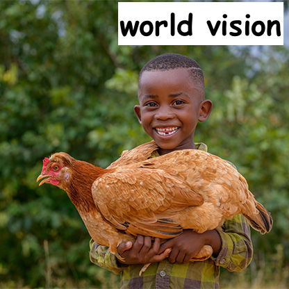 $50 WORLD VISION / 4 CHICKENS