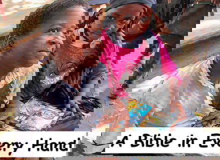 $100 *A Bible in Every Hand* VOICE OF THE MARTYRS