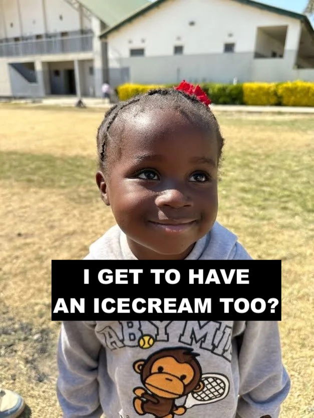 $130 for our Orphans in Zambia to have an icecream cone!