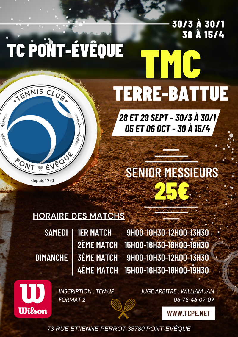 TMC TERRE BATTUE