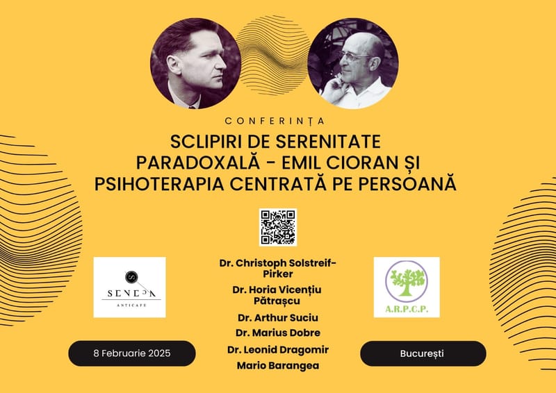 Flashes of paradoxical serenity - Emil Cioran and person-centered psychotherapy