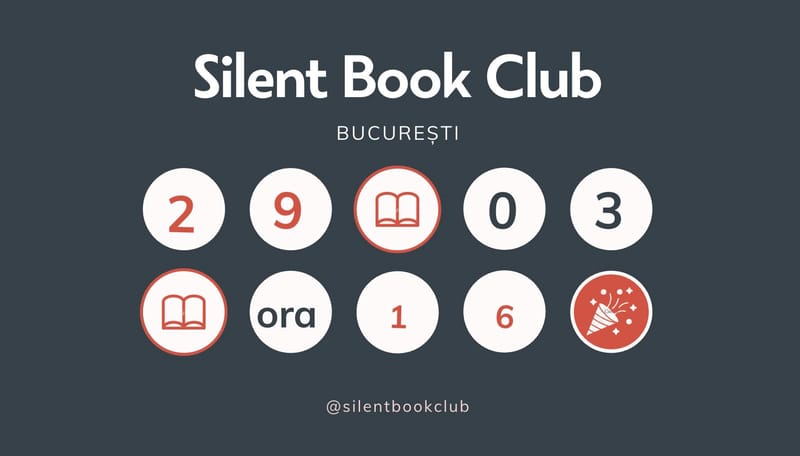 Silent Book Club București | a doua întâlnire