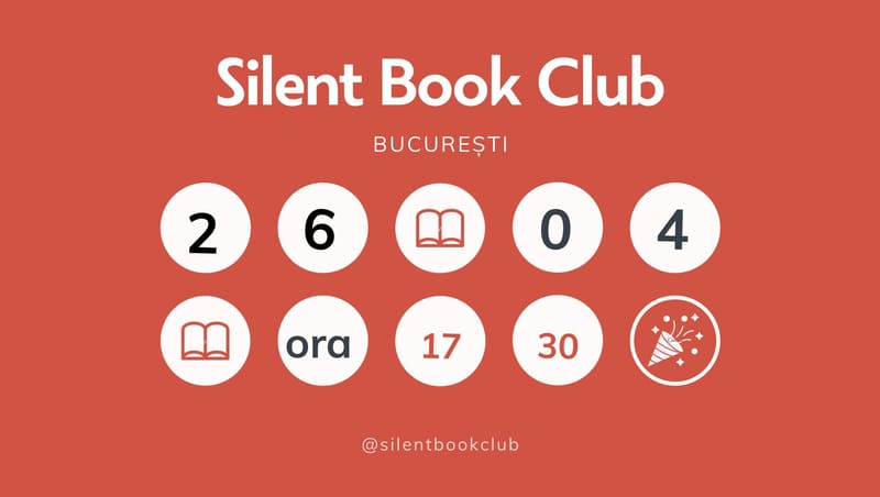 Silent Book Club București | A treia ediție