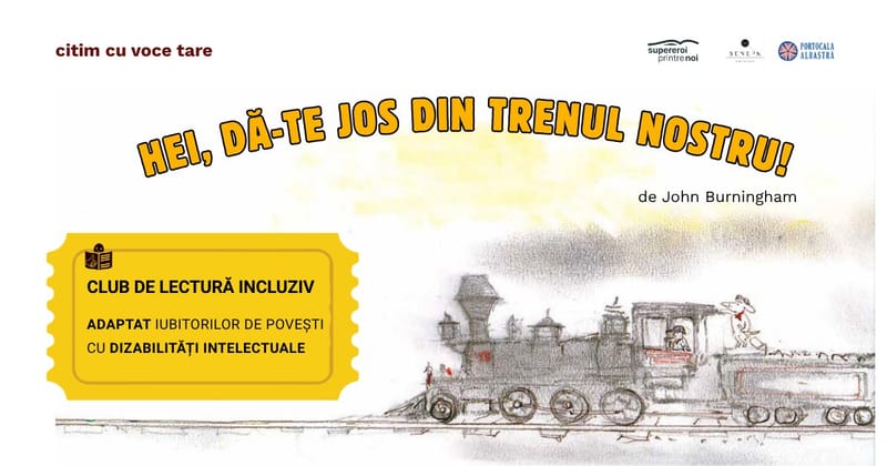 Clubul de lectură Supereroi printre noi. Incluziv, adaptat visătorilor cu dizabilități intelectuale
