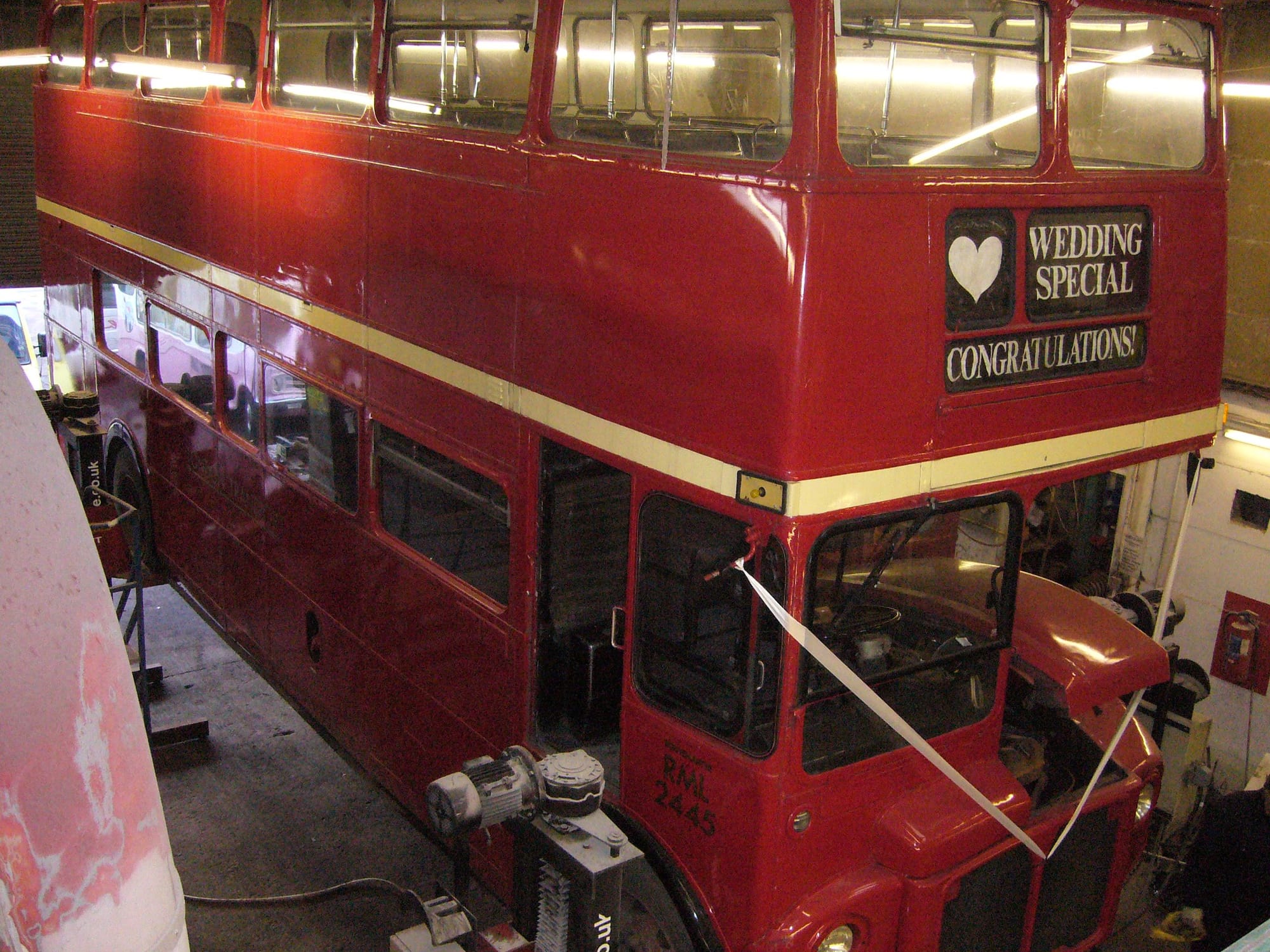 Finishing touches being put on restored Routemaster