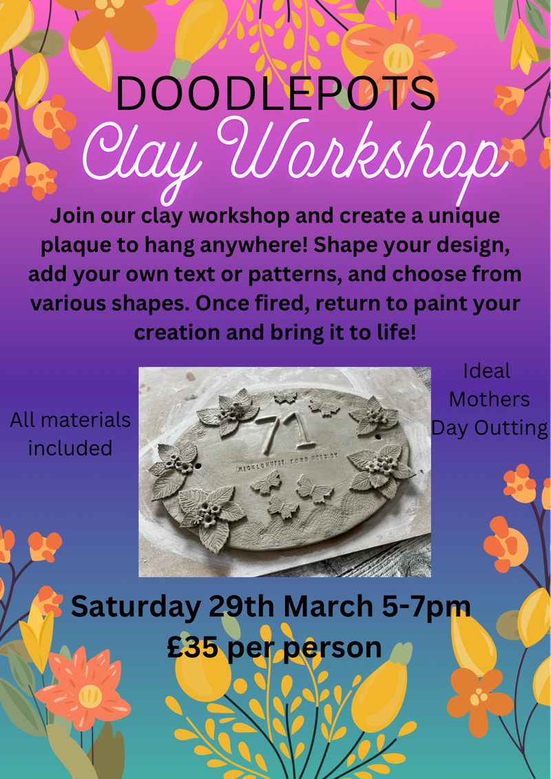 Clay Plaque Workshop