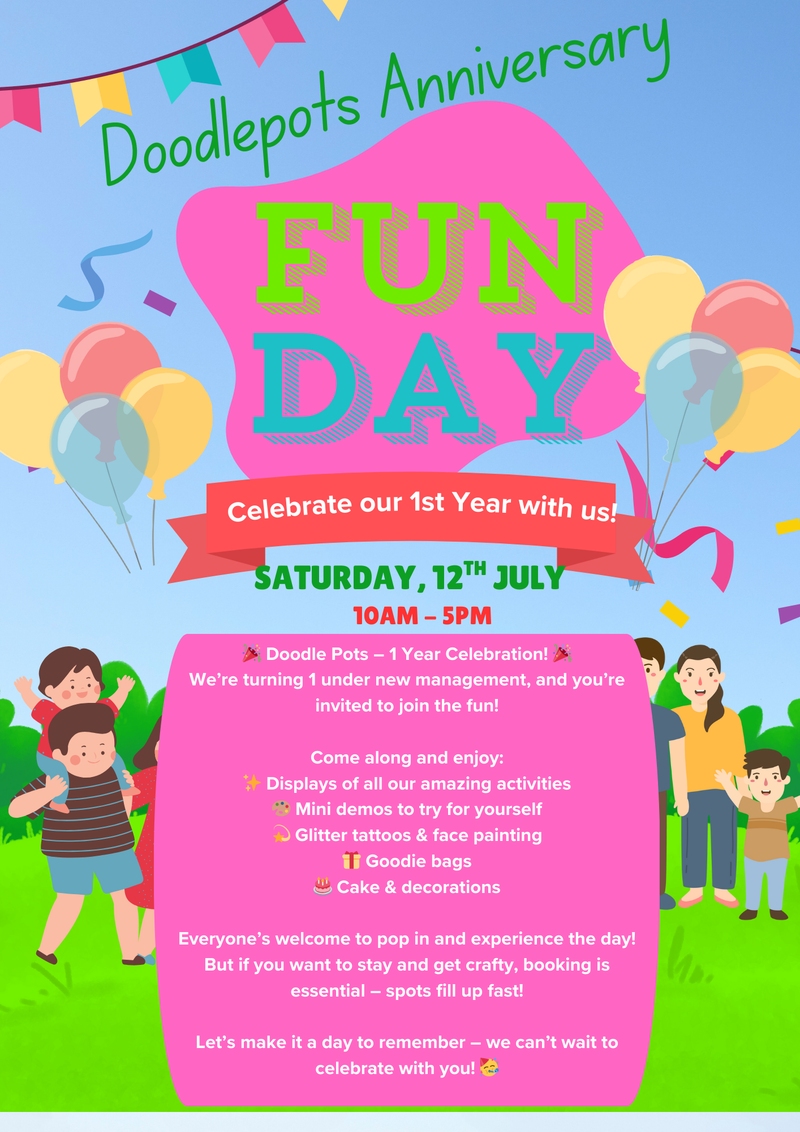 Anniversary Fun Day 3-5pm