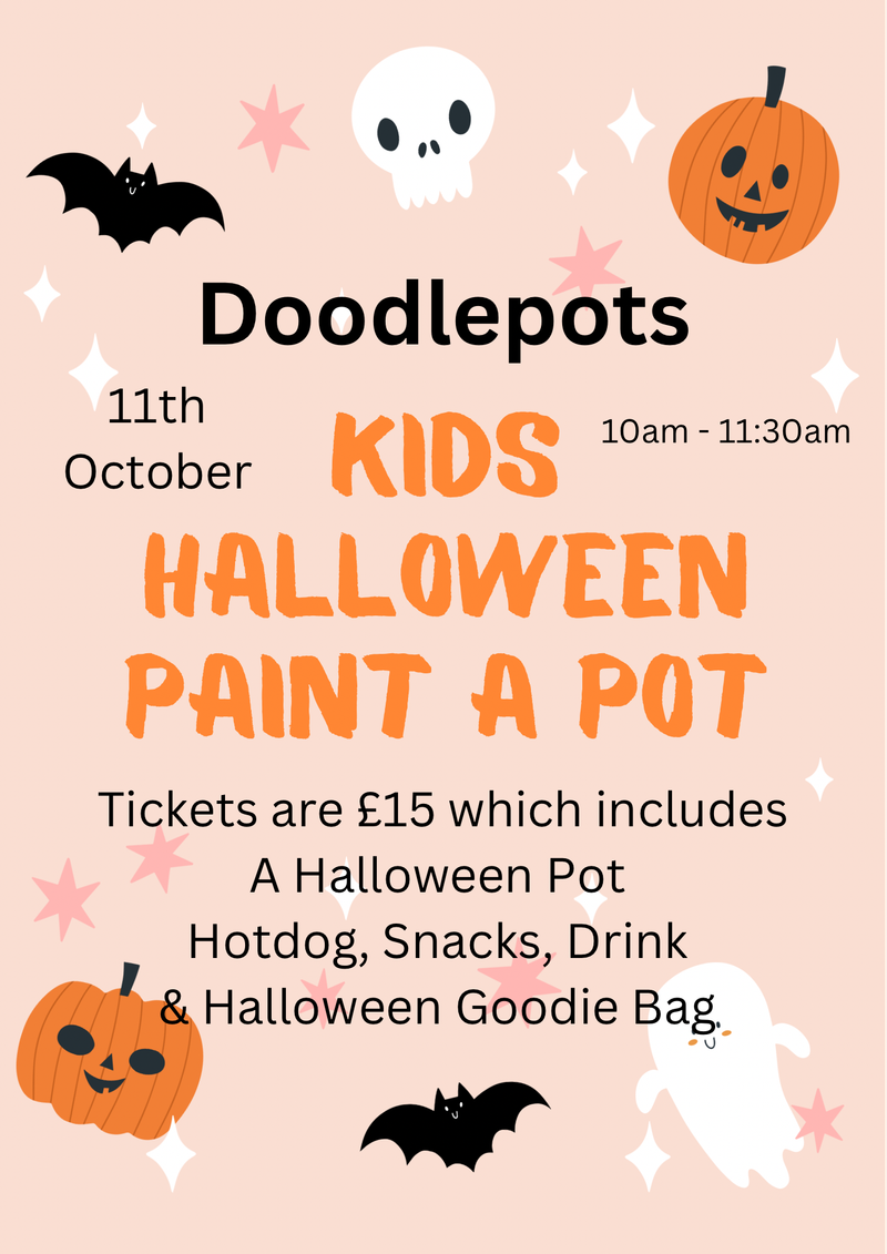 Kids Halloween Paint A Pot