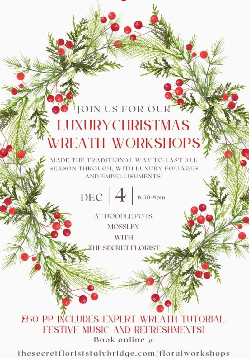 Luxury Wreath Workshop with the Secret Florist
