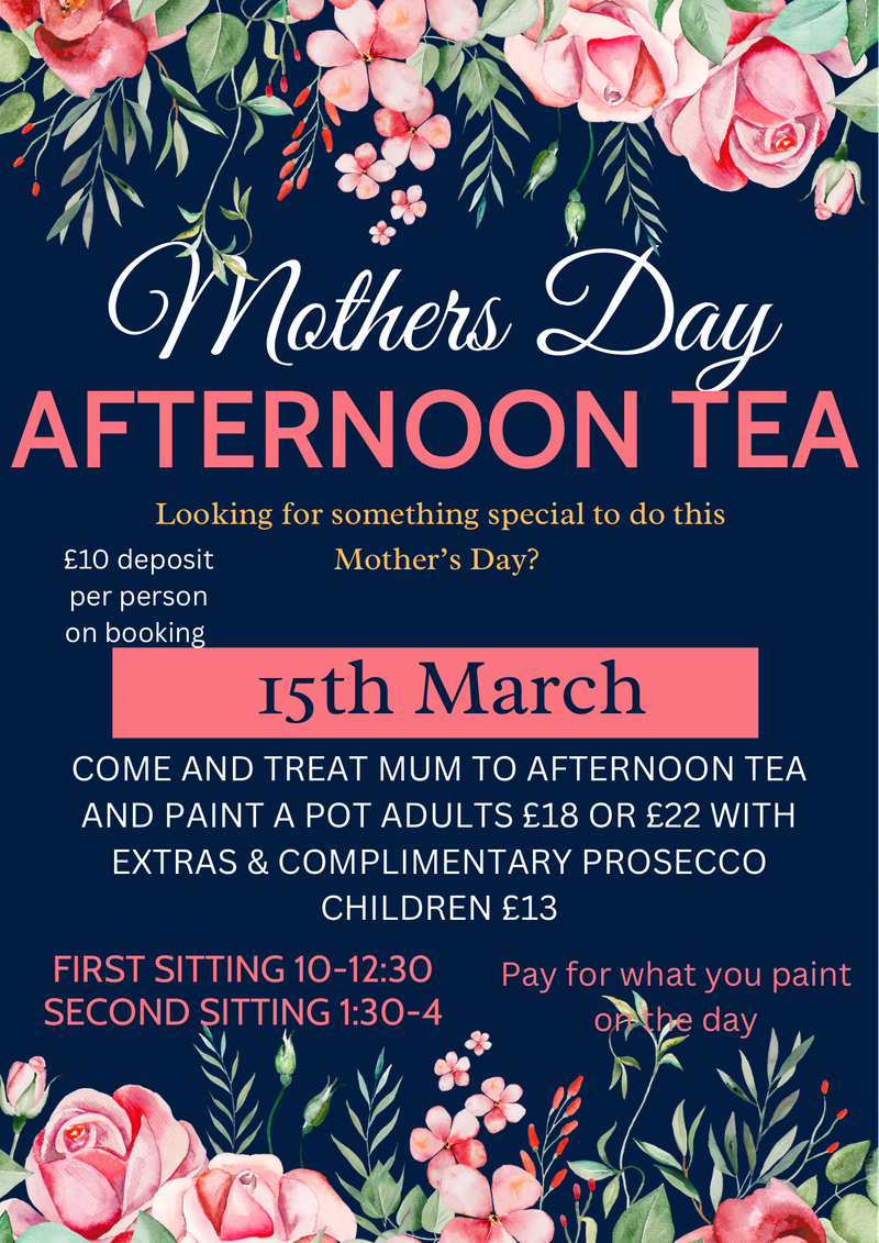 Mother’s Day Afternoon Tea 10-12:30