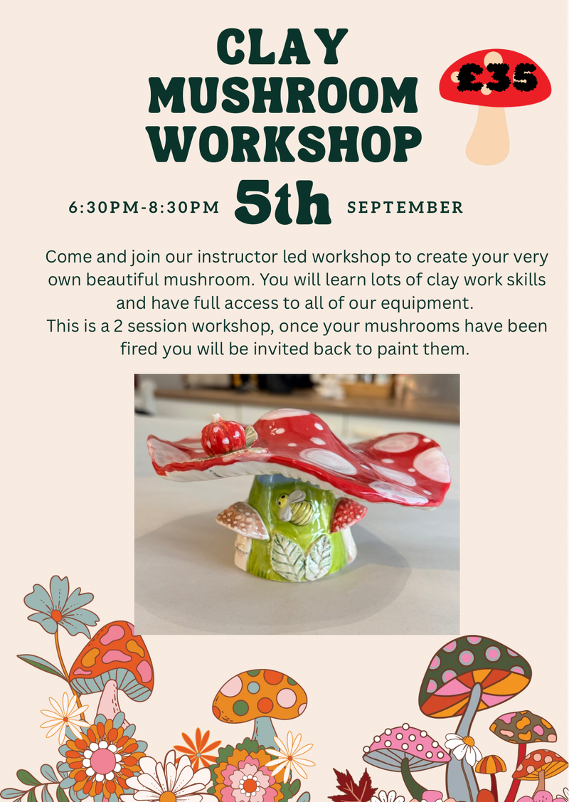 Mushroom Clay Workshop