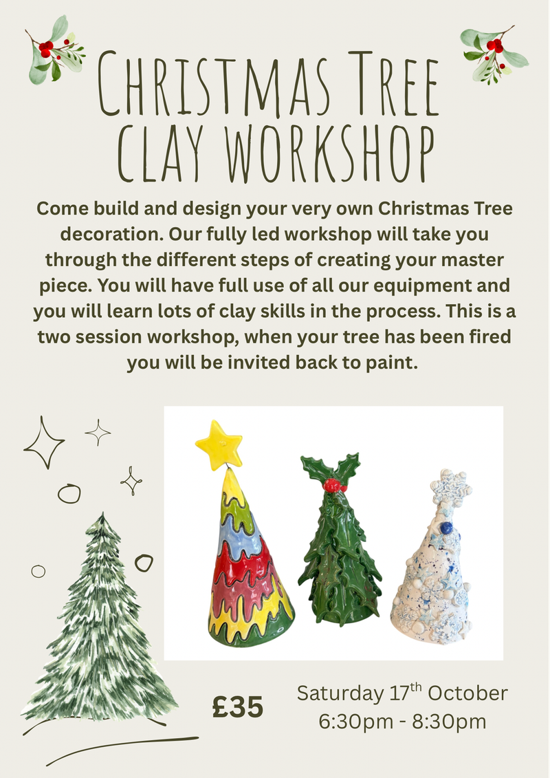 Christmas Tree Clay Workshop