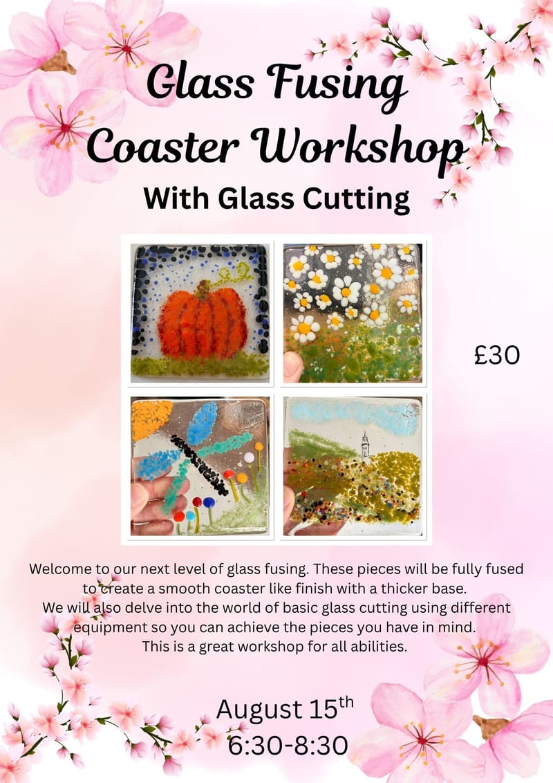 Glass Fusing Coaster Workshop