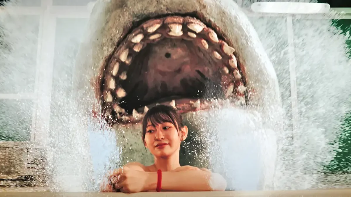 A person in a bathtub with a shark mouthAI-generated content may be incorrect.