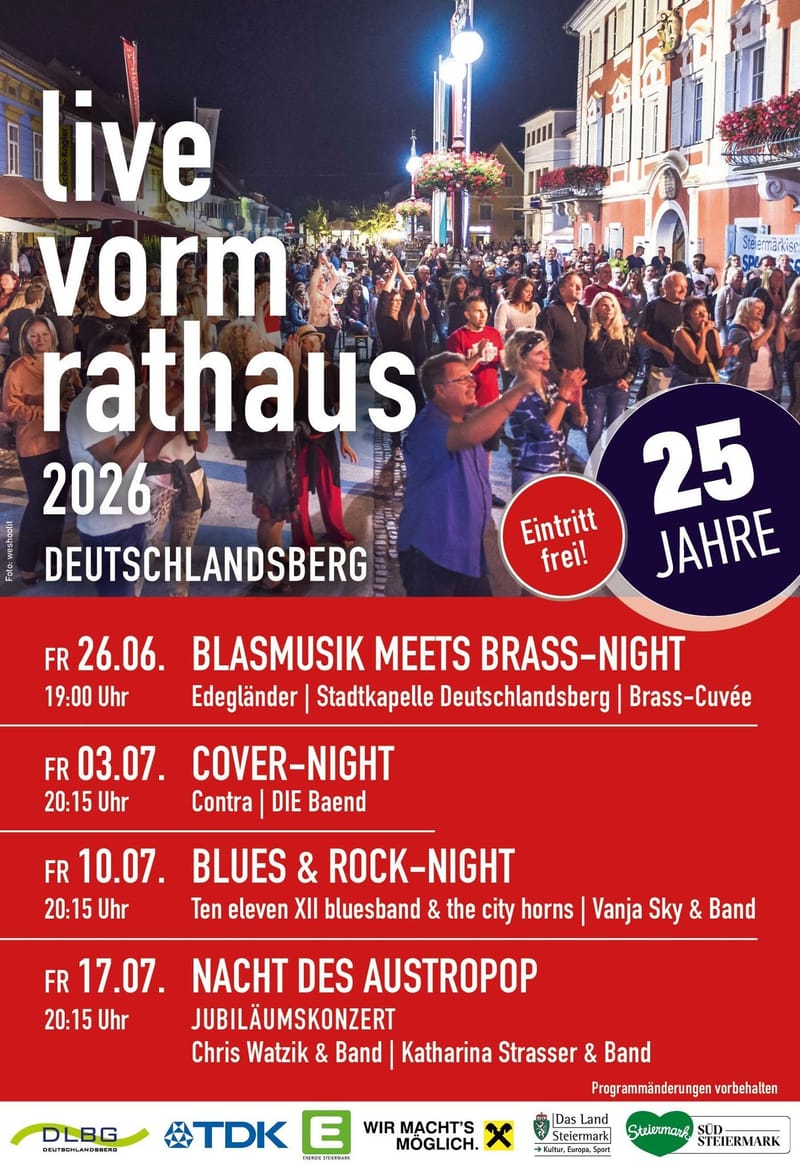 Live Vorm Rathaus