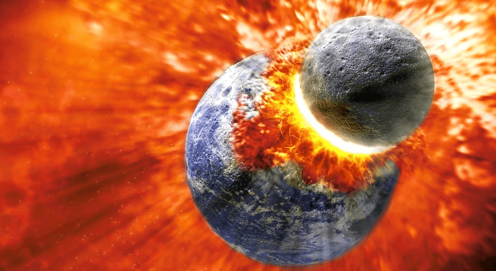 Image result for picture of planetary collision