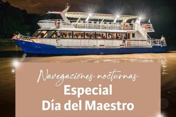 FIESTA EN BARCO PUERTO MADERO y TIGRE 10-9 y 13-9