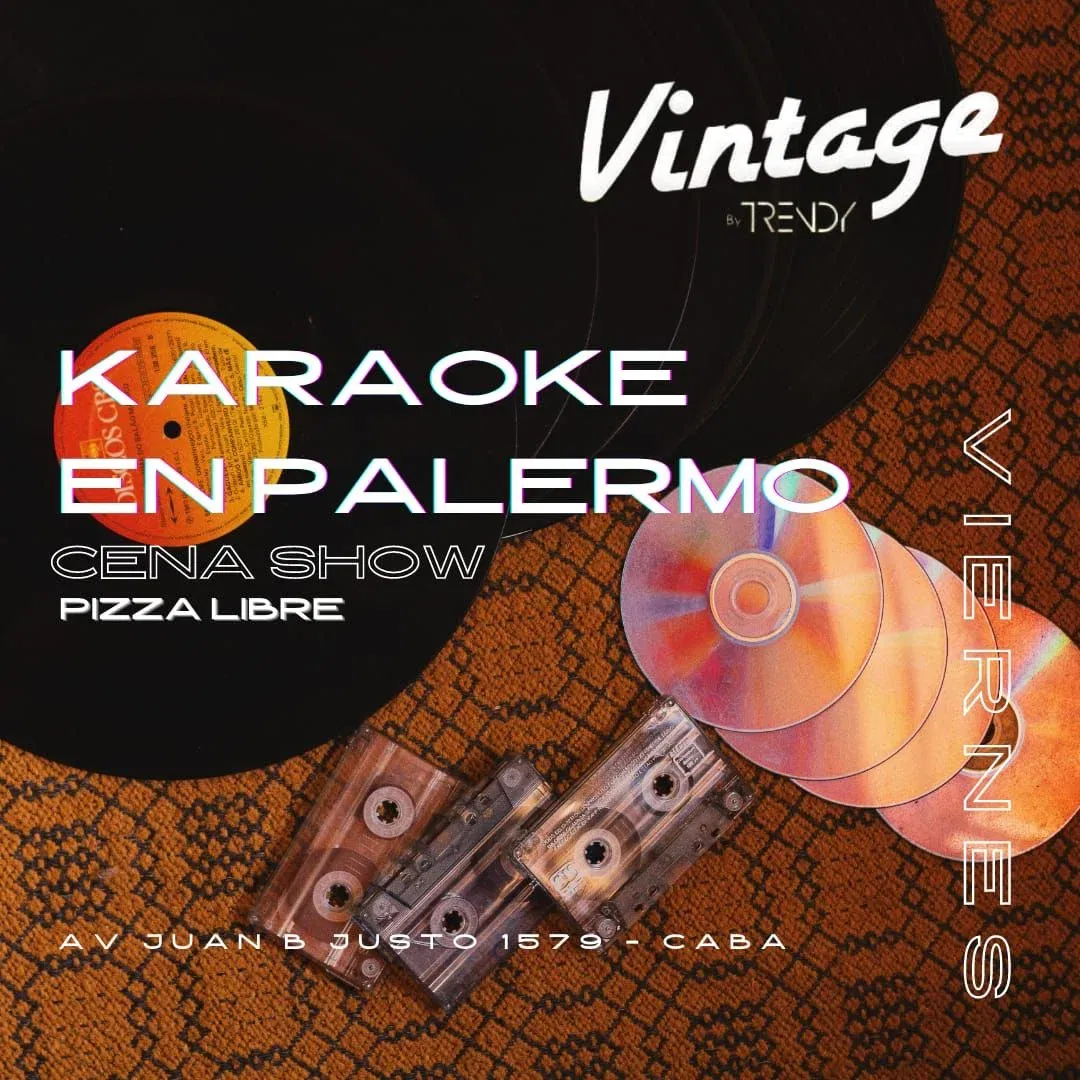 BUSCAS ALGO MAS DESCONTRACUTRADO? CENA SHOW KARAOKE y DISCO 80 90 LATINO ACTUAL PALERMO