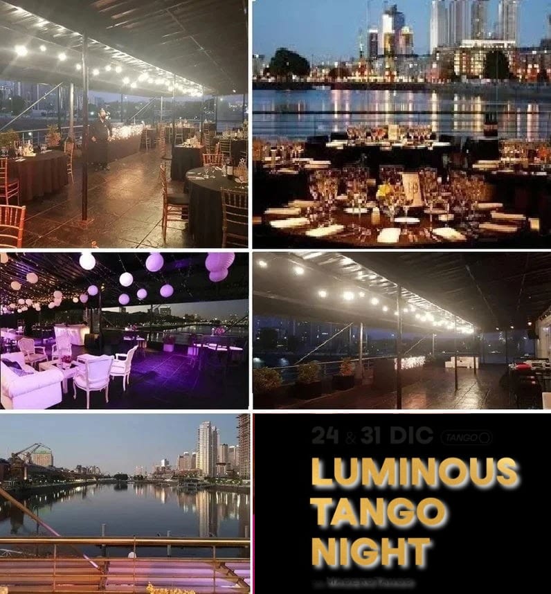 "Luminous Tango Night" 24 y 31  TERRAZAS y SALON DEL RIO  By Madero Tango