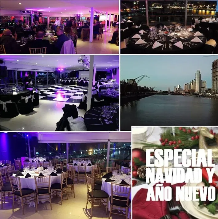 MIRADOR DIQUE UNO PUERTO MADERO FIESTA 24/12 CENA y DJ  UNA VISTA INCREIBLE!!!!