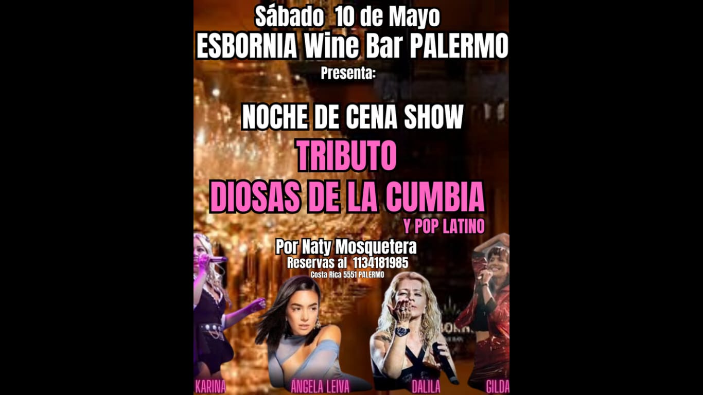 I.M.P.E.R.D.I.B.L.E. 10-5 EN ESBORNIA WINE BAR PALERMO CENA SHOW TRIBUTOS KARAOKE VINITOS Y MAS...