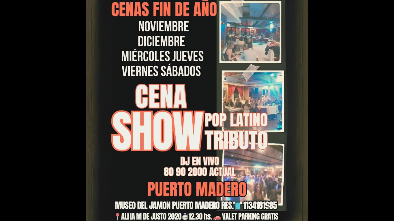 Estás Organizando tu CENA de FIN DE AÑO? Especial Noviembre y Diciembre